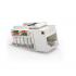 24450424 - CONECTOR FEMEA SOHOPLUS CAT.6 T568A/B - BRANCO - 35050424 - FURUKAWA