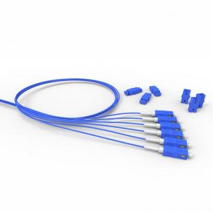 LETLPIEO-028-0 - EXTENSAO MONOFIBRA CONECTORIZADA SM BLI G-657A2 LC-UPC 1.5m COM ADAPTADOR - LSZH - BR - D0.9 (2 PCS) - 35260905 - LIGHTERA