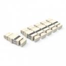 LESPAO1F-001-0 - KIT DE ADAPTADORES OPTICOS SOHOPLUS 01F MM SC-PC SIMPLEX-BEGE(KIT 06 PCS) - 33090024 - LIGHTERA