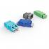 LETLAOAC-005-0 - ADAPTADOR OPTICO ACOPLADOR SC-APC  VERDE (KIT COM 2 UN) - 35260323 - LIGHTERA