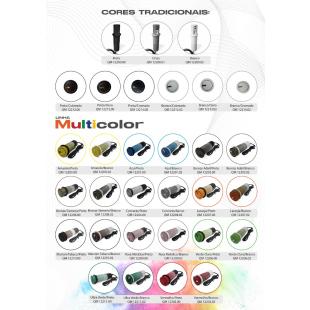 QTLPMM3T-001-0 - MINI TOTEM MANUAL 3NBR 10A ABS PRETO - QM12051.00 - QTMOV