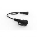 LEINPC06-018-0 - PATCH CORD GIGALAN CAT.6 F/UTP (BLINDADO - HIBRIDO RJ45/RJ45 IP67) 2,5M PRETO (TPU HFFR) LSZH - 35129042 - LIGHTERA