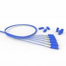 LETLPIEO-019-0 - PIGTAIL (EXTENSAO OPTICA CONEC.) MM (50.0) OM3 2F SC-UPC COM ADAPTADOR 1,5M LSZH ACQUA D0.9 - 35260914 - LIGHTERA