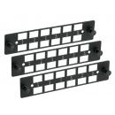 LETLDECT-005-0 - KIT 3X PLACAS METALICAS LGX/TERALAN 12 POSICOES LC/SC - 35260074 - LIGHTERA