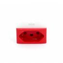 DTACTNPZ-017-0 - TOMADA NBR PEZZI 10A VERMELHO - DX99231.10 - DUTOTEC