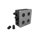 LEINCAIN-001-0 - CAIXA APARENTE INDUSTRIAL 4X4 IP67 1P PRETO - 35050304 - LIGHTERA