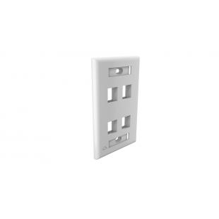 LEFAEPPL-004-0 - ESPELHO PLANO 4P - GLOSSY - BRANCO (4X2) - 35050018 - LIGHTERA
