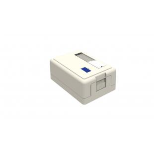 FEFASBBL-001-0 - CAIXA DE SUPERFICIE BLINDADA  (TOMADA) 1P BEGE - 35050510 - LIGHTERA