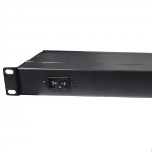 DNENPD1U-003-0 - PDU 1U MONITORAVEL 110/220V MONOFASICA 8 TOMADAS(NBR 14136 10A) C/ PLUG NBR 14316 20A(3M) - DN-PN1-20T30-8T-AH1-CB - D-NET