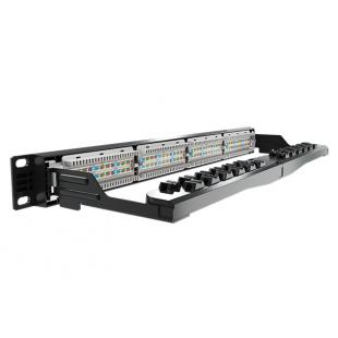 FESPPP06-001-1 - PATCH PANEL SOHOPLUS CAT.6  24 PORTAS 19POL/1U T568A/T568 MODULAR - 35050439 - FURUKAWA