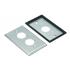 LEINEMAI-002-0 - ESPELHO METALICO ACO INOXIDAVEL 4X2 IP67 2P - 35050036 - LIGHTERA