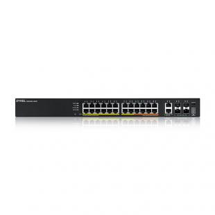 96911312 - SWITCH 24P POE+/POE++ 10/100/1000 + 2P 2.5GB POE++ + 4P SFP+ GERENCIVEL L3 - XGS2220-30HP - ZYXEL