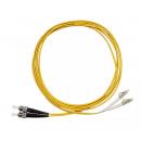 LETLCDO2-023-0 - CORDAO DUPLEX CONECTORIZADO 50.0 LC-UPC/ST-UPC 1.5M - LSZH - AMARELO - 33004590 - LIGHTERA