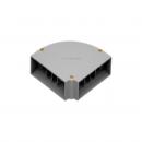DTSTCVH4-002-0 - CURVA HORIZONTAL 45 DUPLO 45MM AL BRANCO - DT-36440.00 - DUTOTEC