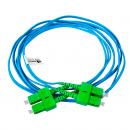 LETLCDA2-039-0 - CORDAO OPT. CON. MONOMODO (9/125) G657A2 2F DUPLEX SC-APC/SC-APC 20,0M LSZH AZUL - 33004452 - LIGHTERA