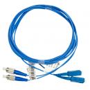 LETLCDA2-049-0 - CORDAO DUPLEX CONECTORIZADO SM BLI G-657A2 SC-UPC/ST-UPC 1.5M - LSZH - AZUL - 33004471 - LIGHTERA