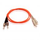 LETLCDO1-024-0 - CORDAO DUPLEX CONECTORIZADO 62.5 SC-UPC/ST-UPC 2.5M - LSZH - LARANJA - 33002965 - LIGHTERA