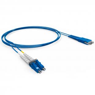 LETLCDA2-013-0 - CORDAO OPT. CON. MONOMODO (9/125) G657A2 2F DUPLEX SC-APC/LC-APC 2,5M LSZH AZUL - 33004497 - LIGHTERA