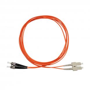 LETLCDO1-026-0 - CORDAO DUPLEX CONECTORIZADO 62.5 SC-UPC/ST-UPC 5.0M - LSZH - LARANJA - 33004522 - LIGHTERA