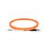 LETLCDO1-030-0 - CORDAO DUPLEX CONECTORIZADO 62.5 LC-UPC/ST-UPC 1.5M - LSZH - LARANJA - 33004516 - LIGHTERA