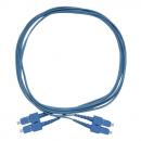 LETLCDA2-046-0 - CORDAO OPT. CON. MONOMODO (9/125) G657A2 2F DUPLEX SC-UPC/SC-UPC 10,0M LSZH AZUL - 33004445 - LIGHTERA