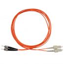 LETLCDO1-028-0 - CORDAO DUPLEX CONECTORIZADO 62.5 SC-UPC/ST-UPC 15.0M - LSZH - LARANJA - 33004524 - LIGHTERA