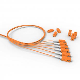 LETLPIEO-015-0 - EXTENSAO MONOFIBRA CONECTORIZADA MM (62.5) LC-UPC 1.5m C/ ADAPT. - LSZH - LARANJA - D0.9 (2 PCS) - 35260915 - LIGHTERA