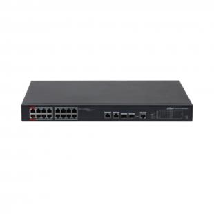 DHNWSGPG-004-0 - SWITCH L2 16P FAST POE 240W E 4P COMBO RJ-45/SFP V3 - PFS4218-16ET-240-V3 - DAHUA