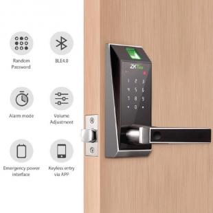 45010417 - FECHADURA DIGITAL SMARTLOCK (SENHA + IMP. DIGITAL + CHAVE + BT) - 417 - AL20B - ZKTECO