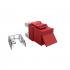 LEMLRJ06-002-5 - CONECTOR RJ-45 MULTILAN CAT.6  90/180G VERMELHO T568A/T568 FEMEA - 35030609 - LIGHTERA