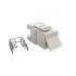 LEMLRJ06-003-5 - CONECTOR RJ-45 MULTILAN CAT.6  90/180G BRANCO T568A/T568 FEMEA - 35030600 - LIGHTERA