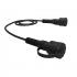 LEINPC06-017-0 - PATCH CORD GIGALAN CAT.6 F/UTP (BLINDADO - HIBRIDO RJ45/RJ45 IP67) 1,5M PRETO (TPU HFFR) LSZH - 35129041 - LIGHTERA