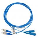 LETLPIEO-012-0 - PIGTAIL (EXTENSAO OPTICA CONEC.) SM 2F ST-UPC COM ADAPTADOR 1,5M LSZH AZUL D2.0 - 35260972 - LIGHTERA
