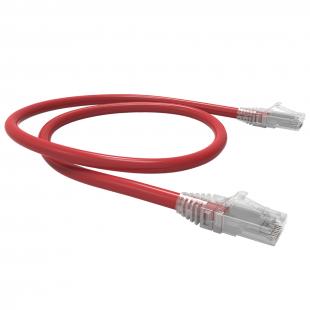 LEGGPC06-007-0 - PATCH CORD U/UTP GIGALAN GREEN CAT.6 - LSZH - T568A/B - 0.15M - VERMELHO - 35120097 - LIGHTERA