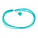 LETLPIEO-033-0 - EXTENSAO MONOFIBRA CONECTORIZADA MM (50.0) OM3 LC-UPC 1.5m C/ADAPT. - LSZH - ACQUA - D0.9 (6 PCS) - 35261036 - LIGHTERA