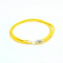 LETLPIEO-017-0 - PIGTAIL (EXTENSAO OPTICA CONEC.) MM (50.0) 2F ST-UPC COM ADAPTADOR 1,5M LSZH AMARELO D0.9 - 35260920 - LIGHTERA