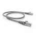 LEGGPC06-004-0 - PATCH CORD U/UTP GIGALAN GREEN CAT.6 - LSZH - T568A/B - 0.15M - CINZA - 35120094 - LIGHTERA