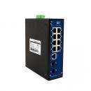 51050201 - SWITCH INDUSTRIAL 8 PORTAS POE 10/100/1000 GEREN. + 2 PORTAS SFP 1.25GB S/FONTE - DN-IPS-33108PFM - D-NET