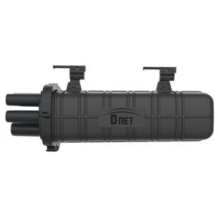 DNCNCECE-002-0 - CAIXA DE EMENDA OPTICA(CEO) A/S 24-144F PRETO - DN-CEO-24/144F - D-NET