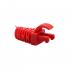 61000086 - CAPA (COVER) PARA CONECTOR RJ-45 VERMELHO - DN-6221900010. - D-NET