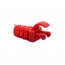 61000086 - CAPA (COVER) PARA CONECTOR RJ-45 VERMELHO - DN-6221900010. - D-NET