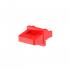 61007390 - RJ-45 DUST COVER VERMELHO PCT C/ 50PC - DN-7321900010 - D-NET