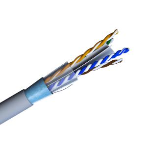 LEGGCC6A-010-2 - CABO TRANSM. DADOS GIGALAN GREEN CAT.6A F/UTP (BLINDADO) 23AWG X 4P CINZA LSZH-3 SLIM CX 305M - 23370002 - LIGHTERA