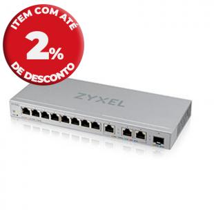 96911318 - SWITCH 8P 10/100/1000MBPS + 3P 1G/2.5G/5G/10G + 1P SFP+ WEB GERENCIVEL L3 - XGS1250-12 - ZYXEL