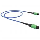 LETLSCO4-023-0 - SERVICE CABLE CON.  MULTIMODO OM4 (50/125) MPO-UPC(F)/MPO-UPC(M)  10,0M (D3.0) 12F ACQUA TIPO B - 33900880 - LIGHTERA