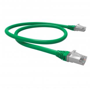 LEGGPC6A-036-0 - PATCH CORD GIGALAN GREEN CAT.6A F/UTP (BLINDADO) 15,0M VERDE LSZH - 35085408 - LIGHTERA
