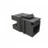 FEGLRJ6A-004-5 - CONECTOR RJ-45 GIGALAN CAT.6A  90/180G PRETO T568A/T568 FEMEA - 35080123 - FURUKAWA