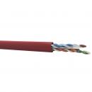 FEMLCC5E-015-0 - CABO TRANSM. DADOS MULTILAN CAT.5E U/UTP 24AWG X 4P VERMELHO CM ROHS CX 305M - 23200097 - LIGHTERA