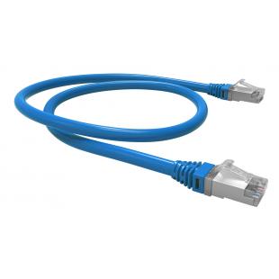 LEGGPC6A-026-0 - PATCH CORD GIGALAN GREEN CAT.6A F/UTP (BLINDADO) 5,0M AZUL  LSZH - 35085426 - LIGHTERA