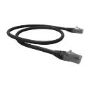 LEGLPC06-012-0 - PATCH CORD GIGALAN CAT.6 U/UTP 5,0M PRETO LSZH (PREMIUM) - 35124107 - LIGHTERA